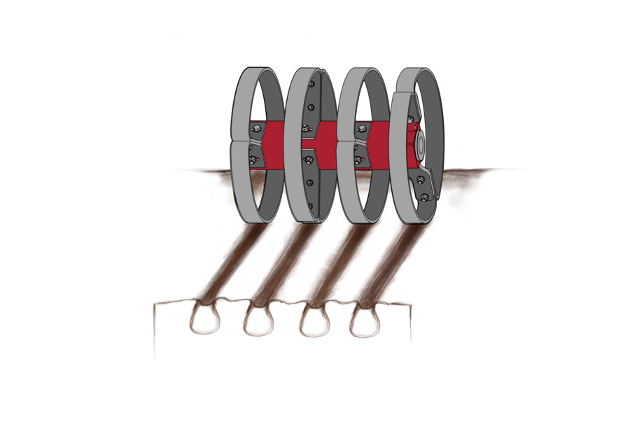 RingFlex baskı merdanesi (toprak sıkıştırma ünitesi)