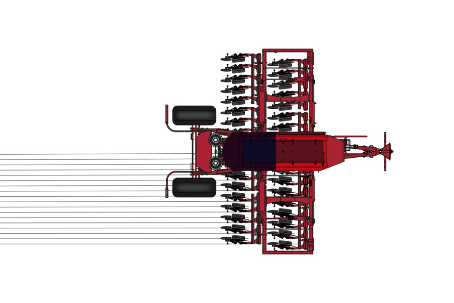 Yarım genişlik kapatma veya seçici sulama